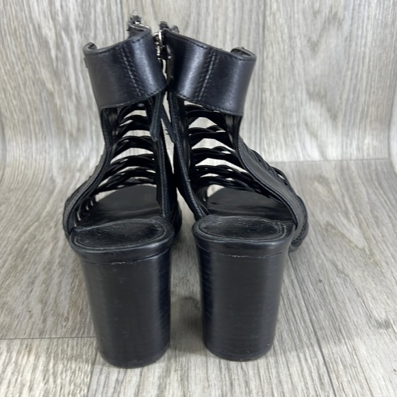 🍁2/$25 🍁 Lauren Ralph Lauren Hali Sandal Gladiator Black Heels - Picture 6 of 12